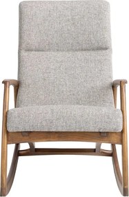 Fotoliu balansoar stil avangardist Rocking Chair gri
