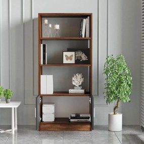 Bibliotecă Voma Anthracite and Walnut