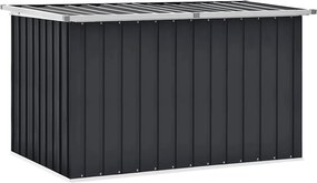 vidaXL Ladă de depozitare pentru grădină, antracit, 149 x 99 x 93 cm