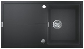 Grohe K400 chiuvetă din granit 86x50 cm negru 31640AP0