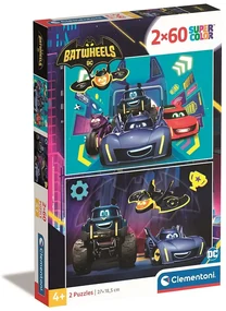 Batman Batwheels Puzzle Clementoni de 2x60 piese