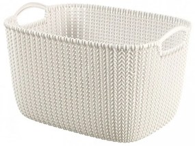 Coș KNIT ,19L , crem