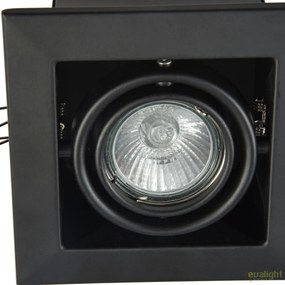 Spot incastrabil pentru tavan fals, Metal negru MYDL008-2-01-B