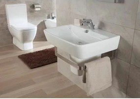 Lavoar suspendat Gala Emma Square alb lucios 50 cm GAL2708001