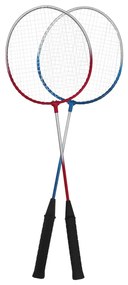 Set de badminton cu 4 rachete si plasa, 620x151 cm