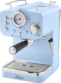 Espressor manual ZILAN ZLN2861 Retro Albastru - 15 Bar, 1.25L, 1100W