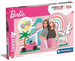 Barbie House Puzzle de formă de 104 piese Clementoni
