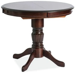 Masa de bucaterie Margo 90 x 90 cm, nuc inchis