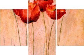Tablou - Lalele roșii (90x60 cm)