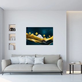 Tablou - Peisaj, cerb (90x60 cm)