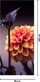 Fototapet pentru ușă - Floricică (95x205cm)