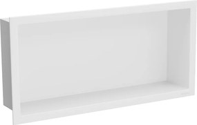 Mexen X-Wall-R raft încastrat cu margine 45 x 20 cm, alb - 1920452010