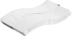 vidaXL Saltea cu arcuri buzunar, fermitate medie, 100x220 cm