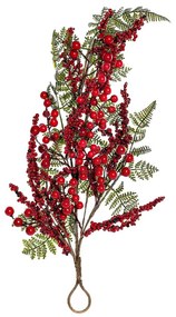Ramura Christmas, rosu, 15x55 cm