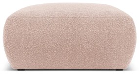Taburet roz cu tapițerie din stofă bouclé Molino – Micadoni Home