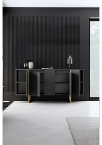 Dulap Luxe Anthracite and Gold