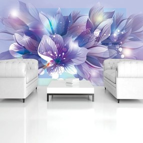 Fototapet - Arta florală - abstract (152,5x104 cm), în 8 de alte dimensiuni noi