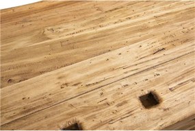 Banc de tamplar, L126 69 H90 cm, natur antic, lemn masiv