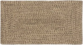 vidaXL Covoare de zonă Dreptunghiular Natural și Negru 60 x 110 cm