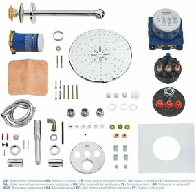 Sistem de dus cu termostat incastrat Grohe Grohtherm Smartcontrol Rainshower SmartActive 310