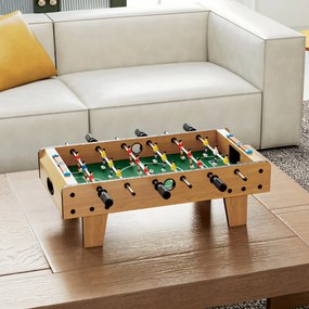 HOMCOM Masă de fotbal pentru copii de peste 6 ani 2 mingi 18 jucători 69 x 37 x 24 cm | Aosom Romania