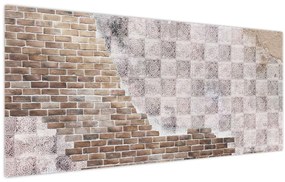 Tablou - Perete de cărămidă (120x50 cm)