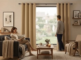 Draperie OXFORD 140x270 cm, bej Agatat: Rejansa