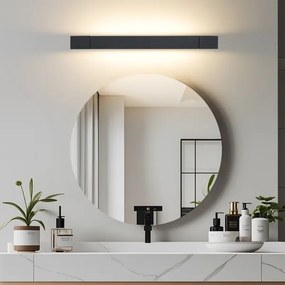 Brilagi-LED Aplică pentru oglindă de baie AQUA LINE LED/12W/230V 45 cm IP44 neagră