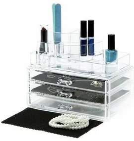 Compactor Organizator mare pentru cosmetice, 3sertare
