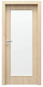 Usa Interior din MDF Porta Nova Model 2.2 (Culoare: Wenge, Toc: Reglabil 10 cm, Maner: Patrat negru inchidere magnetica, Dimensiune: 60 cm)