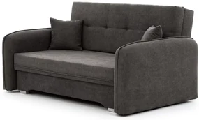 Canapea extensibila pentru 2 persoane LAINE, gri inchis