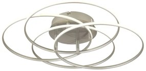 Plafonieră LED Globo 67355-55N KOMBOS LED/55W/230V d. 51,5 cm crom mat