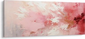 Tablou - Abstract roz (120x50 cm)