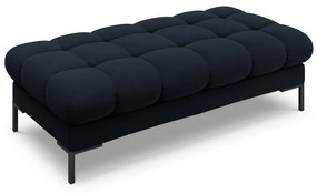 Banca tapitata Bali velvet/picioare negre – L133 x l62 x h41