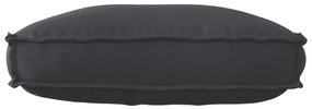 vidaXL Perne pentru palete cu spătar negre 70x40x12 cm, din material Oxford.