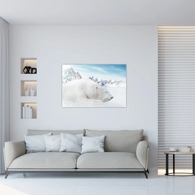 Tablou - Urs polar (90x60 cm)