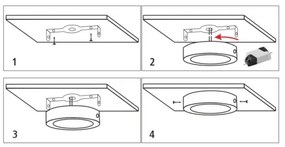 Plafonieră LED/24W/230V 4200K