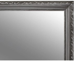 Oglinda cu rama argintie din lemn, MALKIA TYP 3