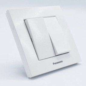 Comutator simplu Karre Plus Panasonic, ST, alb