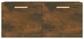 Dulap de perete, stejar fumuriu, 80x35x36,5 cm, lemn compozit Stejar afumat, 1