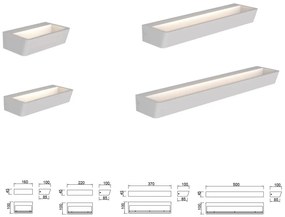 Aplica LED de perete ambientala ALTEA 30W 3000K