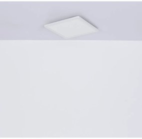 Plafoniera LED design slim Sapana alb 42x42cm