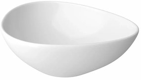 Lavoar pe blat Rune Gerd asimetric 44 cm alb