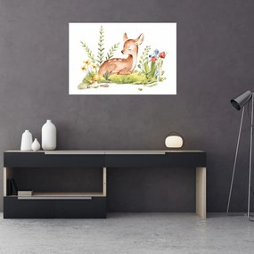 Tablou - Micuțul cerb (90x60 cm)