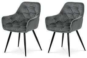 Set de scaune de sufragerie DCH-421 GREY4, 2 buc.