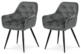 Set de scaune de sufragerie DCH-421 GREY4, 2 buc.