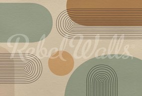 Fototapet, Abstract Arches, Neutral, Rebel Walls