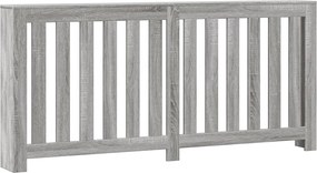 vidaXL Mască pentru calorifer, gri sonoma, 175x20x82 cm lemn prelucrat