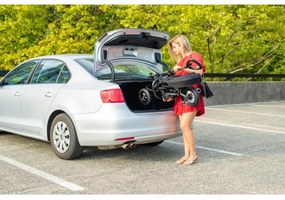 Tricicletă pentru copii 3 în 1 QPlay RITO AIR negru