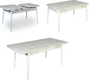 Resigilat:Masa extensibila Dining Homs bej maro 170 x 80 cm